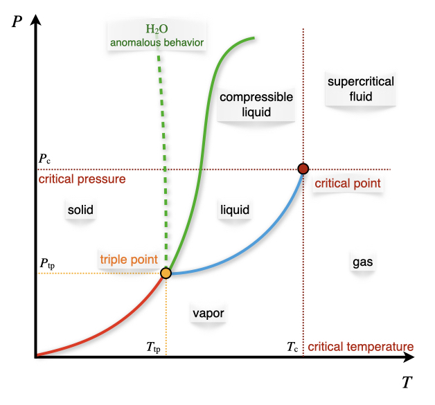 The Pressure–Temperature Phase Diagram.